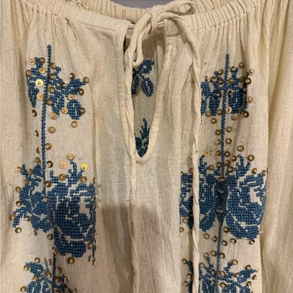 Free People Hayden Embellished Blouse - Picture 6 of 13
